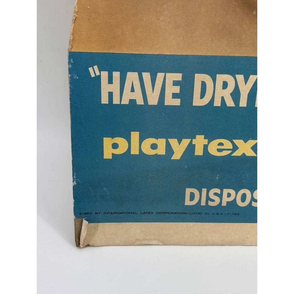 Vintage 1950s Playtex Dryper Store Display Advertisement Stand Up Ephemera